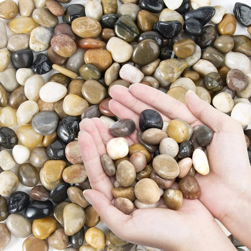 Natural Polished River Rock Filler