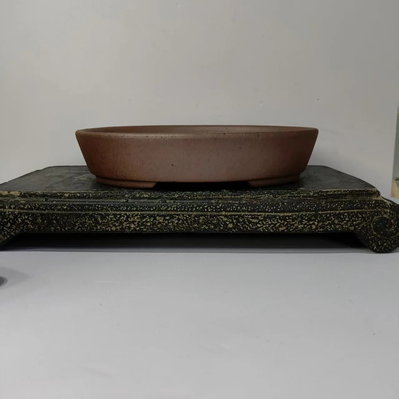 Wood-Fired Unglazed Yixing Bonsai Pot — Oval