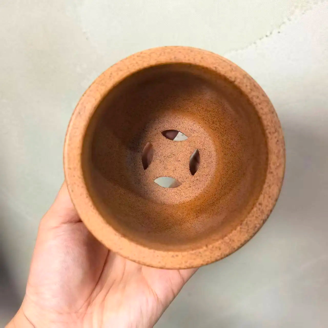 Handmade Yixing Gold Clay Unglazed Pot