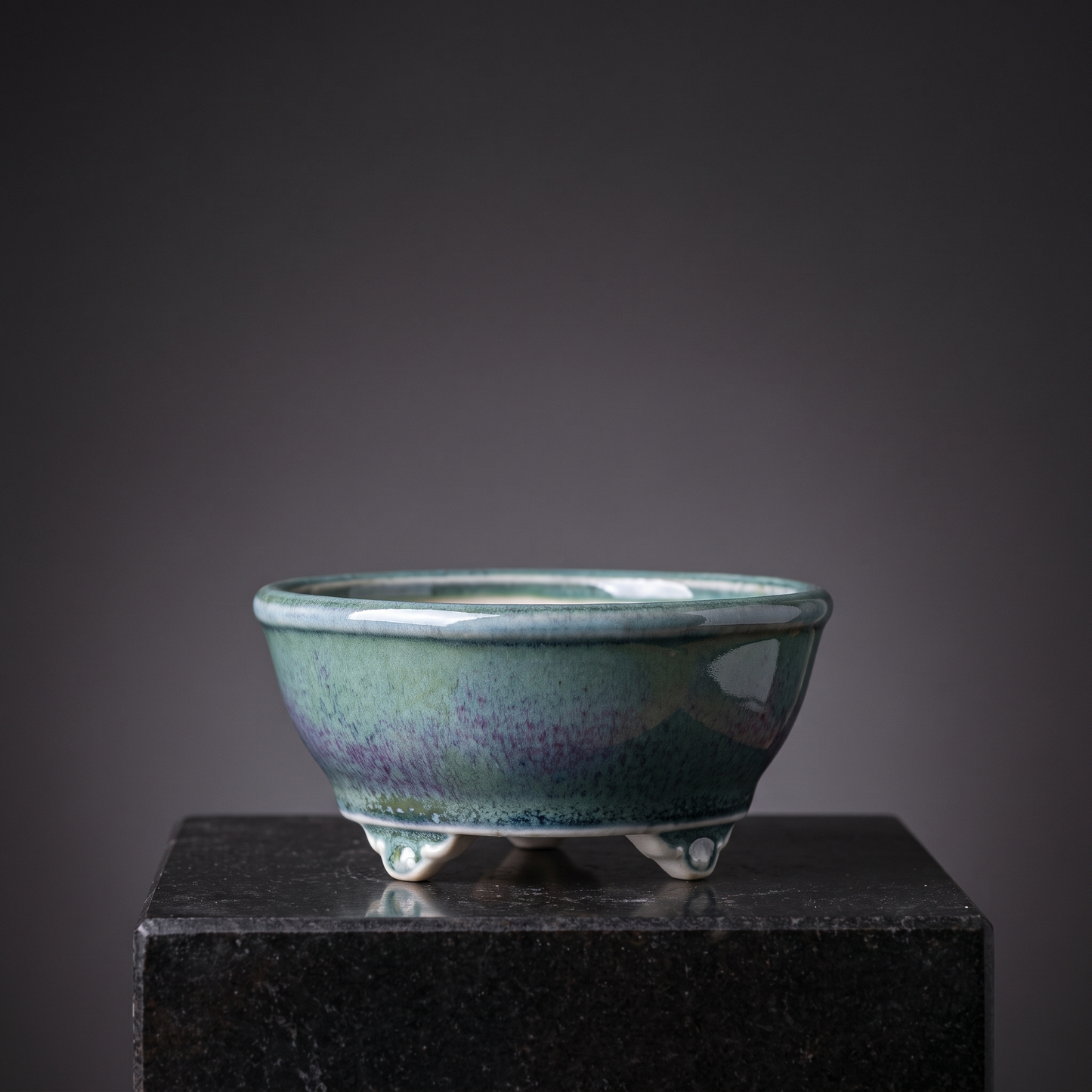 Cloud-Foot Begonia Bonsai Pot — Vintage Sage - packshot