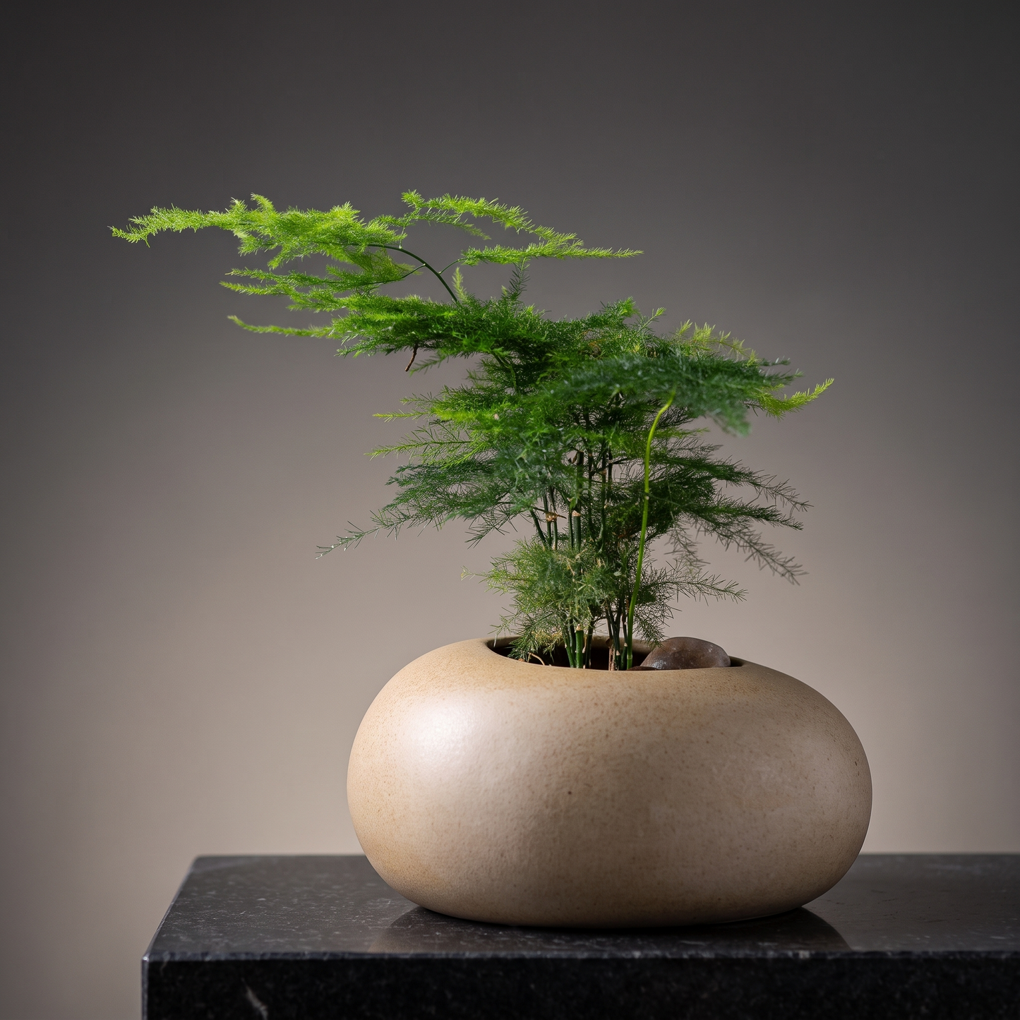 Handmade Stoneware Vase — River Stone - packshot