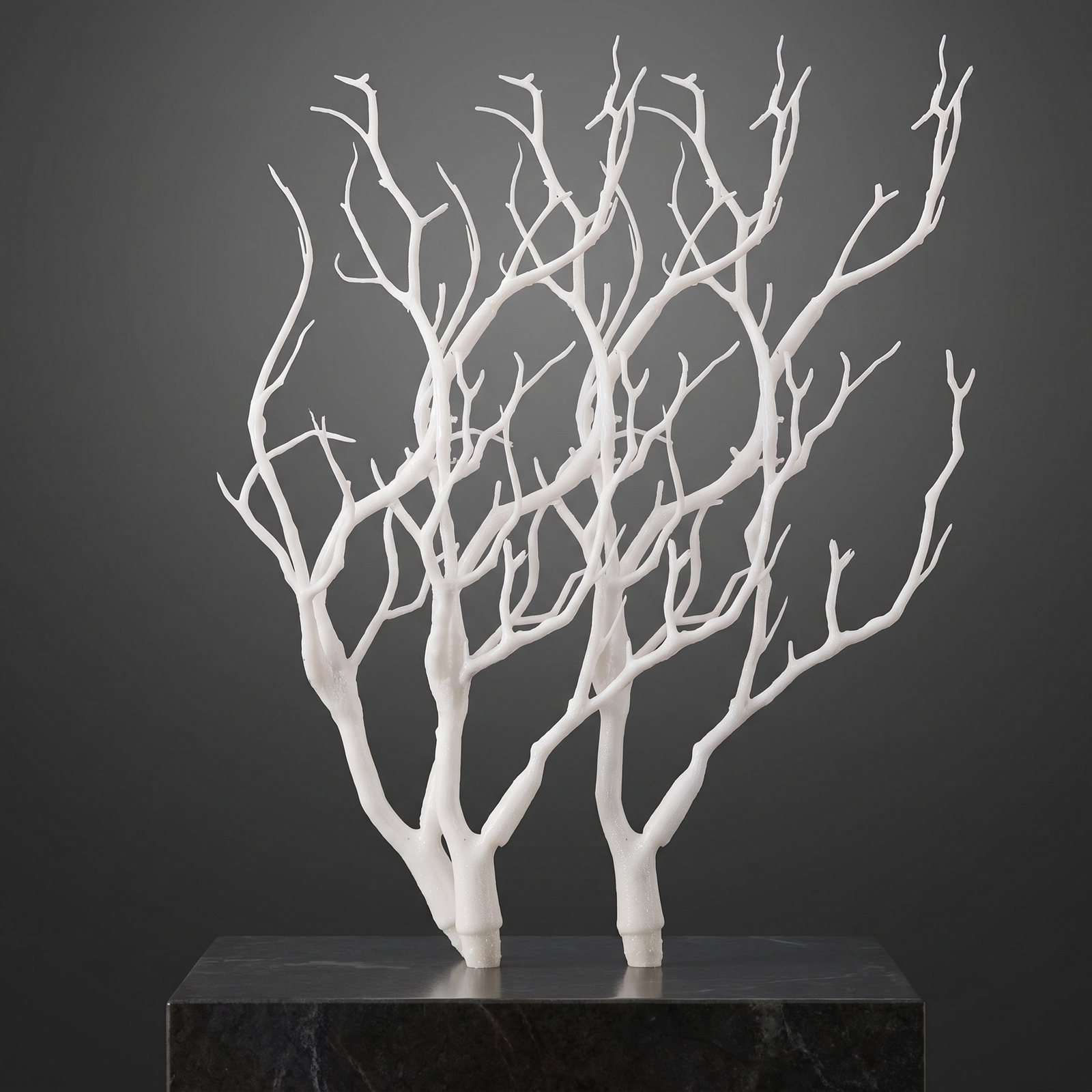 Faux Antler Branch Bundle — Alpine White - packshot