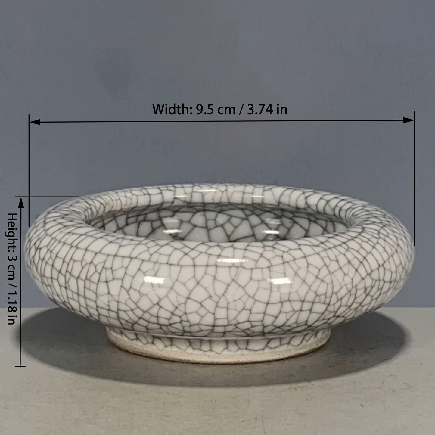 Vintage Ikebana Vase — Petite (9cm) - size chart
